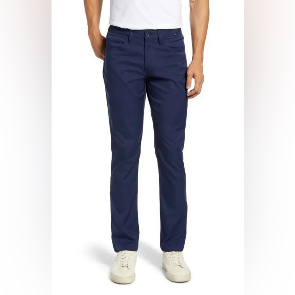 Travis Mathew Men’s Level Up Slim Fit Pants in Navy Size 32W 27L EUC